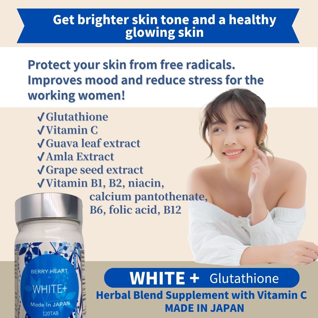 WHITE+ Vitamin C and Glutathione